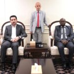 برئاسة د.شاخەوان عبدالله وفد مجلس النواب العراقي يصل إلى جمهورية رواندا للمشاركة في إجتماعات الإتحاد البرلماني الدولي برئاسة د.شاخەوان عبدالله وفد مجلس النواب العراقي يصل إلى جمهورية رواندا للمشاركة في إجتماعات الإتحاد البرلماني الدولي