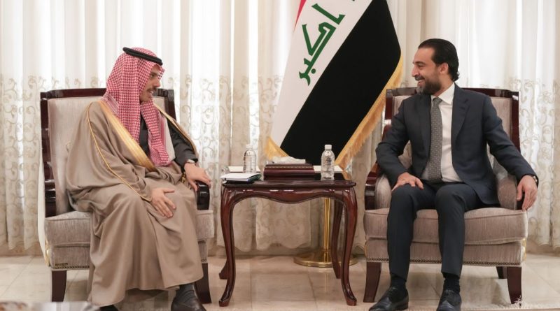 رئيس مجلس النواب يستقبل وزير الخارجية السعودي