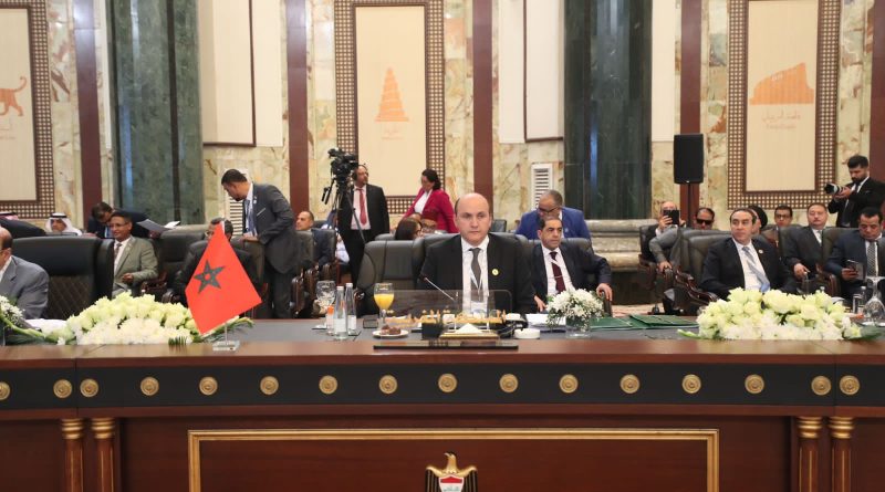 كلمة السيد نائب رئيس مجلس النواب المغربي أمام المؤتمر الرابع والثلاثين للاتحاد البرلماني العربي