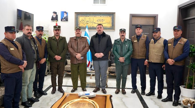 مقرر مجلس النواب يستقبل مدير الشرطة المجتمعية في كركوك